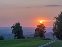 Sonnenuntergangs Stimmung am Samerberg